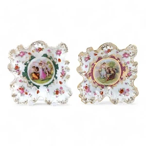 Antique Porcelain Plates from Plaue Schierholz, Germany, c. 1875 - Picture 1 of 9