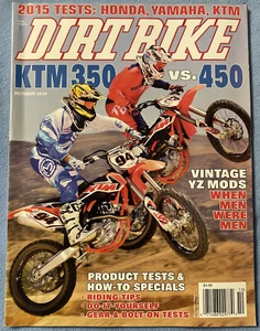 Dirt Bike October 2014 KTM 350 Vs. 450 - Picture 1 of 2