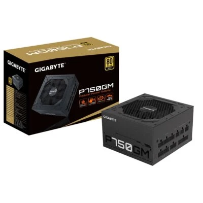 GIGABYTE P750GM 750 Watt ATX Netzteil 80+ Gold voll modular - Bild 1 von 4