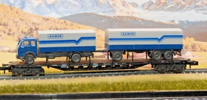 Wagons transport de camion remorque - N 1/160 - Photo 1/3