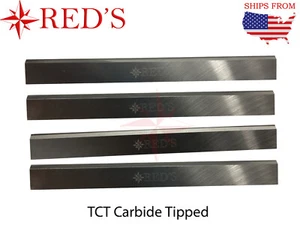 8" x 3/4 x 1/8 CUCHILLOS DE UNIÓN CEPILLADORA DE CARBURO TCT CUCHILLAS Bridgewood Grizzly - Imagen 1 de 3