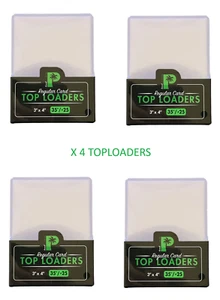 Palms Off Gaming - 100 x Standard 35pt Top Loaders - (25pc Pack x 4) - Picture 1 of 4
