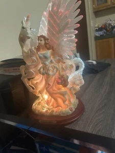 chambord collection Electro Angel Unicorn Rare Vintage Statue - Picture 1 of 5