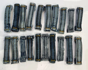 Jeans Gürtelschlaufen Offcut Material in verschiedenen Farben (20er Pack) - Bild 1 von 1