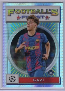 2021-22 TOPPS FINEST FLASHBACKS UEFA RC REFRACTOR PRISMA NOVATO GAVI/35 - Imagen 1 de 2