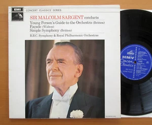 SXLP 30114 Sir Malcolm Sargent Conducts Britten Walton EMI Stereo NM/EX - Bild 1 von 5