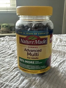 New Nature Made Gummies Advanced Multi For Adults 90ct EXP 12/25 NIP - Picture 1 of 2