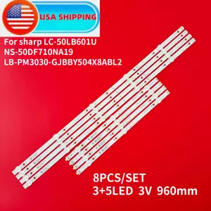Striscia retroilluminazione LED per Insignia NS-50DF710NA19 NS-50DF710CA19 LB50091 V0 V1 - Foto 1 di 5