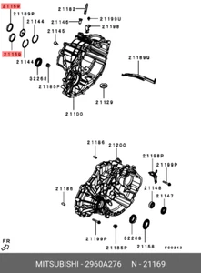 Genuine OE CapM/T Case 2960A276 for Mitsubishi 2960-A276 - Bild 1 von 1