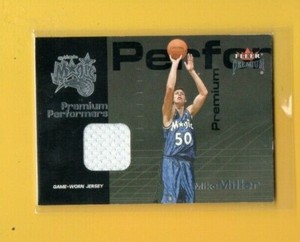 D17268  2001-02 Fleer Premium Solid Performers Premium Jerseys #MM Mike Miller