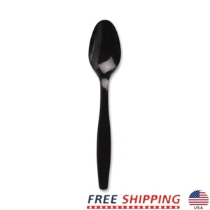Bulk Heavy Duty 6" Disposable Plastic Teaspoons 1000 Count Ideal Restaurants New - Bild 1 von 6