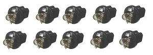 OSRAM-SYLVANIA 10 PCS Instrument Panel Light Bulb 1.2w Black Base 62111368299 - Picture 1 of 3