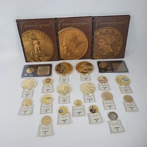 Lot Of 19 American Mint 24k Gold Plated Proof metals Over $1500+ Value - Picture 1 of 10