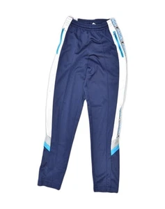 ASICS Mens Graphic Tracksuit Trousers XS Navy Blue Polyester HV16 - Picture 1 of 2