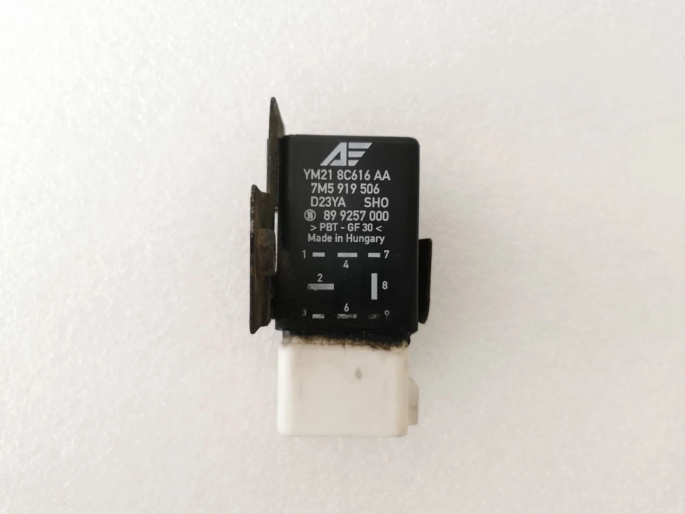 VW Sharan 7M 1.9 TDI relè di preriscaldamento candele relè modulo relè 7M5919506 - Immagine 1 di 4