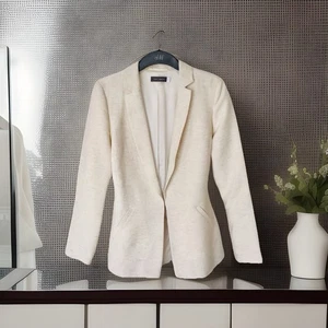Mint Velvet Blazer Nude Linen Blend UK 12 RRP £119 NEW - Picture 1 of 12