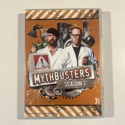 Mythbusters Season 2 DVD Science Experiments Discovery Channel Very Good - image 1 of 4