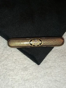 Michaela Frey Bar Brooch Powder Gold Plated (B) - Picture 1 of 5
