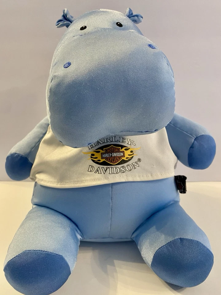 Harley Davidson Peluche Hipopótamo Vintage 2005 Microperlas Foto 1 de 4