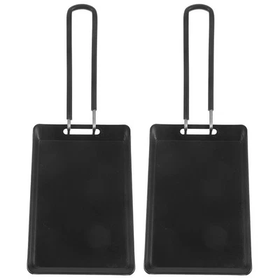  2 Pcs Griglia Padella Piastra Barbecue Bistecchiere Da Campeggio - Immagine 1 di 4