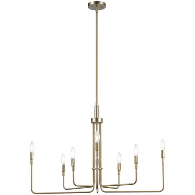 Lámpara de araña de enebro Trans Globe Lighting 11318-AG dorada antigua Foto 1 de 4