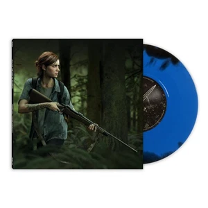 SEALED The Music From The Last Of Us Part II VINYL 7" Mondo Blue & Black Swirl - Foto 1 di 3