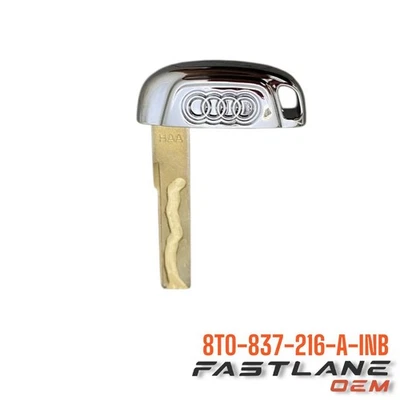 AUDI A4/A5/A6/A7/A8/Q5 2007-2016 LLAVE EN BLANCO NUEVO FABRICANTE DE EQUIPOS ORIGINALES 8T0-837-216-A-INB Foto 1 de 4