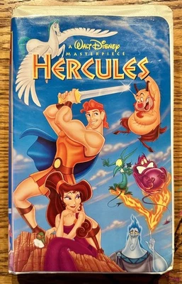 WALT DISNEY'S Hercules (VHS 1998) CLAMSHELL Masterpiece Collection FREE SHIPPING Foto 1 de 4