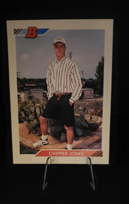 Chipper Jones 1992 Bowman RC #28 Atlanta Braves Foto 1 de 2