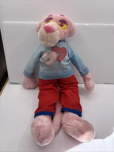 Vintage Pink Panther Kuddle Me Toys Stuffed  Plush Animal - Picture 1 of 10