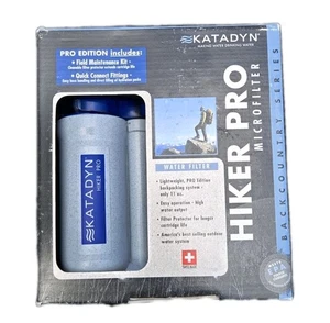 Katadyn Hiker Pro Edition Sistema Filtro Acqua Campeggio Zaino Attrezzatura Nuovo - Foto 1 di 3