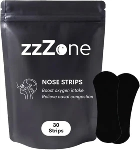 Nose Strips - Extra Strength Nasal Strips for Snoring, Breathing and Exercise - - Picture 1 of 12