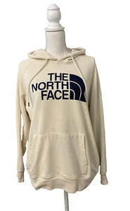 The North Face Hoodie Women’s Pullover Ivory Graphic Logo Size L - Picture 1 of 5