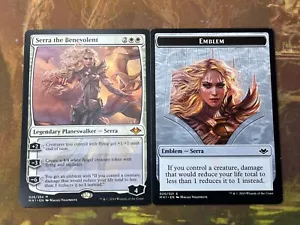 1x SERRA THE BENEVOLENT + TOKEN - Modern Horizons - MTG - Magic the Gathering - Picture 1 of 1