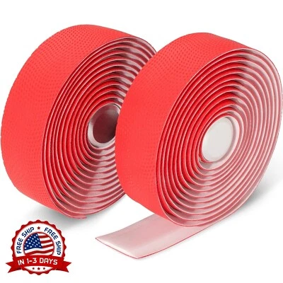 2 Rollos De Cinta Para Manillar De Bicicleta De Carretera Para Ciclismo NUEVO US Foto 1 de 4