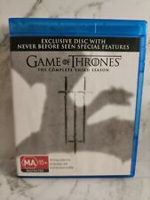 Game of Thrones Season 3 Blu Ray Complete Third Series Three AUSTRALIAN REGION B