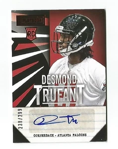 2013 Playbook rookie rc autograph auto Desmond Trufant, 238/299 #129 - Picture 1 of 1
