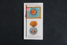 John Player Badges + Flags Of British Regiments Green Thick 1903 Single Card #27