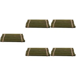 5 Pieces Brunnen Solarwasserspiel Dekorative Ornamente Aus Bambusfloß - Bild 1 von 12