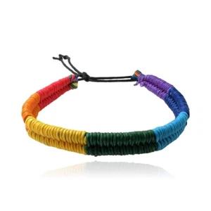 MARTIN1985 Modisches Armband Regenbogen Baumwolle Pride LGBTQ Geschenkverpackung - Bild 1 von 6