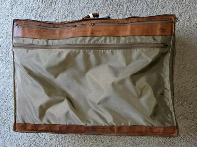 Hartman Ballistic Nylon & Leather Trim Luggage Vintage circa 1984: 29"x20" x10" - Image 1 of 4