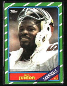 E.J. Junior 1986 Topps #336 Football Card