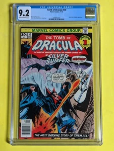 Tomb of Dracula #50 CGC 9.2 NM Dracula vs Silver Surfer!! Blade !! Horror Comic - Picture 1 of 7