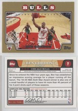 2008-09 Topps Gold Border /2008 Ben Gordon #7