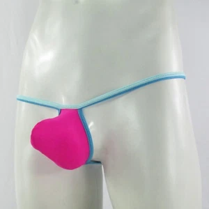Sexy Tanga de Cuerda B224 G2242 Para Hombre Bolsa Abultada Triángulo Espalda Suave Suave Sedosa - Imagen 1 de 23