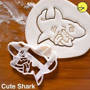 Shark cookie cutter marine ocean kids party discovery conservation biscuit