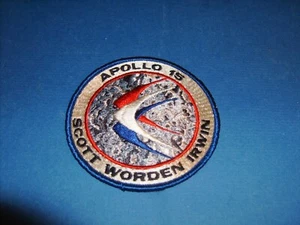 NASA APOLLO 15 PATCH MISSIONE RICAMATA SCOTT,WORDEN,IRWIN - Foto 1 di 2