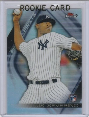 LUIS SEVERINO RC New York Yankees 2016 Topps Finest Firsts ROOKIE CARD! - Image 1 of 2