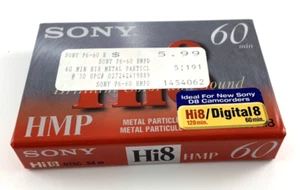Sony Hi8/Digital 8 | 60 - 120 Mins | D8 Camcorders | New Sealed - Picture 1 of 2