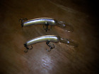 TWO (2) VINTAGE BAGLEY DIVING SILVER SMOO #3 FISHING LUREs